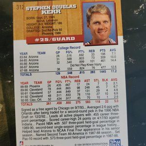 Steve Kerr Basket ball Card